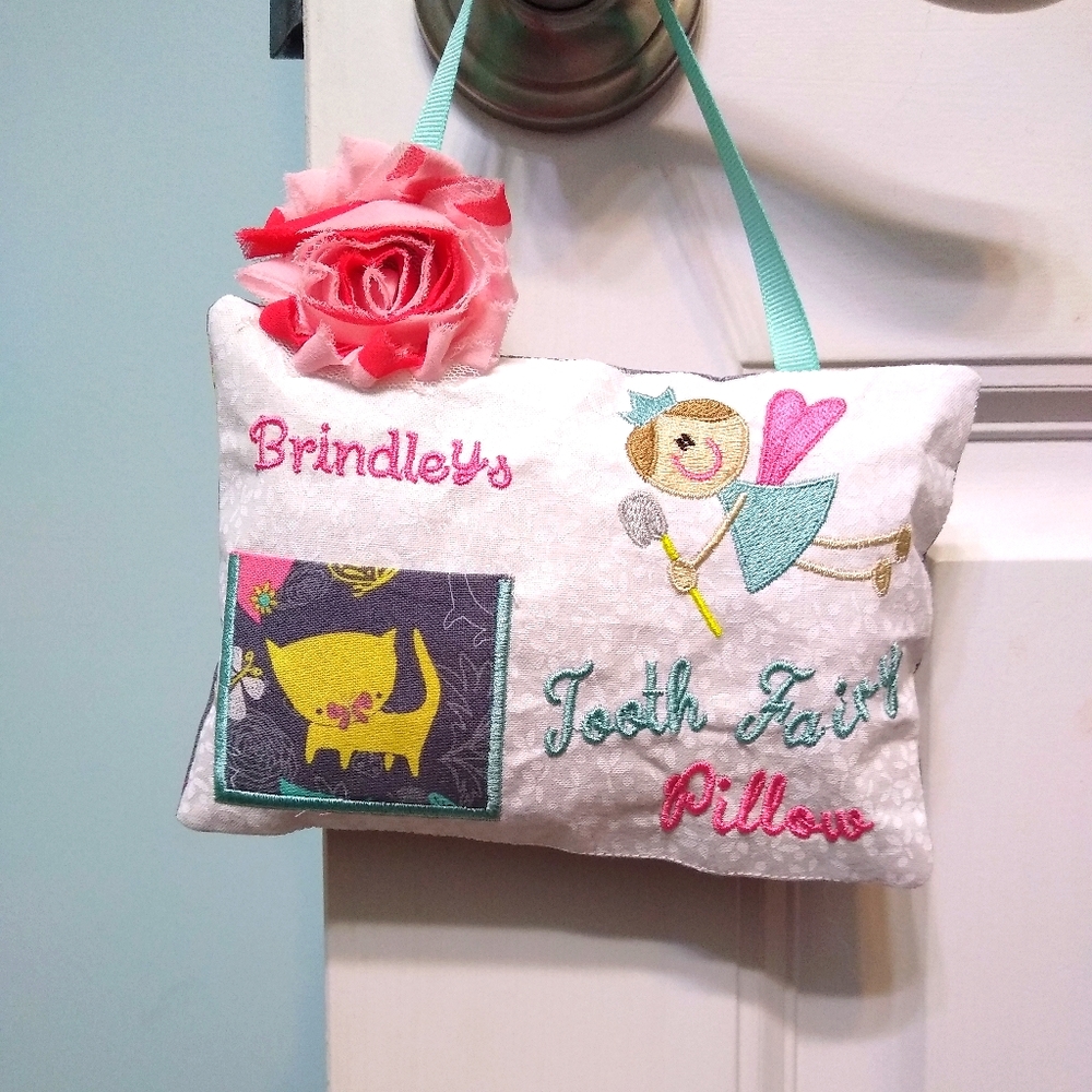 Handmade tooth fairy pillow